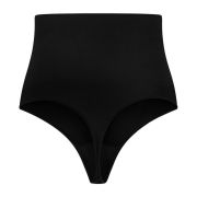 BYE-BRA – FAJA SIN COSTURAS ESTILO TANGA NEGRO TALLA S