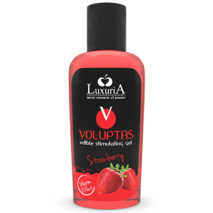 INTIMATELINE LUXURIA – VOLUPTAS GEL MASAJE COMESTIBLE EFECTO CALOR – FRESA 100 ML