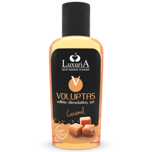 INTIMATELINE LUXURIA – VOLUPTAS GEL MASAJE COMESTIBLE EFECTO CALOR – CARAMELO 100 ML