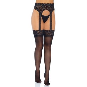 LEG AVENUE – MEDIAS CON LIGUERO OPACAS TALLA UNICA