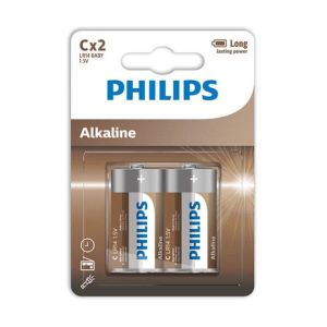 PHILIPS – ALKALINE PILA C LR14 BLISTER*2