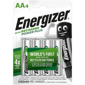 ENERGIZER – PILAS RECARGABLES AA4 BLISTER 4