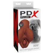 PDX PLUS – PICK YOUR PLEASURE MASTURBADOR DOBLE MARRON