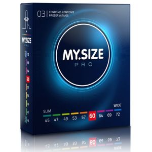 MY SIZE – PRO PRESERVATIVOS 60 MM 3 UNIDADES