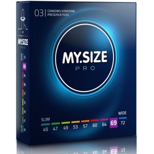 MY SIZE – PRO PRESERVATIVOS 69 MM 3 UNIDADES