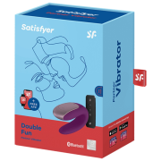 SATISFYER – DOUBLE FUN PARTNER VIBRADOR LILA