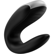 SATISFYER – DOUBLE FUN PARTNER VIBRADOR NEGRO