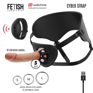 FETISH SUBMISSIVE CYBER STRAP – ARNES CON DILDO CONTROL REMOTO TECNOLOGIA WATCHME S