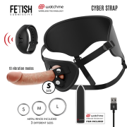 FETISH SUBMISSIVE CYBER STRAP – ARNES CON DILDO Y BALA CONTROL REMOTO TECNOLOGIA WATCHME S