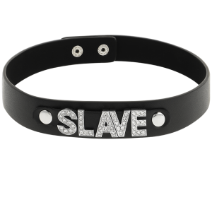 COQUETTE CHIC DESIRE – CHOKER CUERO VEGANO SLAVE