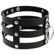 COQUETTE CHIC DESIRE – CHOKER CUERO VEGANO ESTILO FETISH