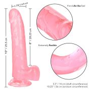 CALEXOTICS – SIZE QUEEN DILDO ROSA 20.3 CM