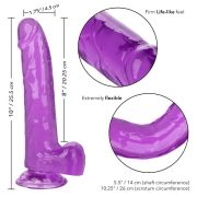 CALEXOTICS – SIZE QUEEN DILDO LILA 20.3 CM