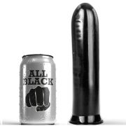 ALL BLACK – DILDO NEGRO 19 CM