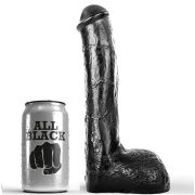 ALL BLACK – PENE REALÍSTICO ANAL 23 CM