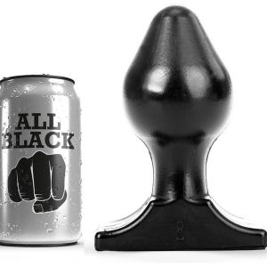 ALL BLACK – ANAL PLUG 16X8 CM