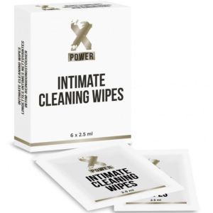 XPOWER – INTIMATE CLEANING WIPES TOALLITAS LIMPIEZA INTIMA 6 UNIDADES