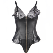 QUEEN LINGERIE – TEDDY CON CREMALLERA S/M