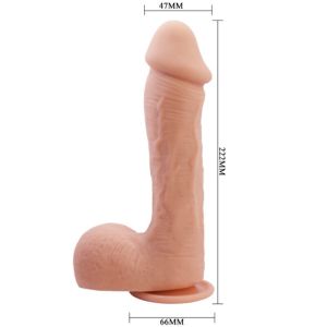 BAILE – DILDO JOHNSON PIEL REALISTA 22 CM