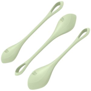 SATISFYER – YONI POWER 2 KIT DE ENTRENAMIENTO VERDE