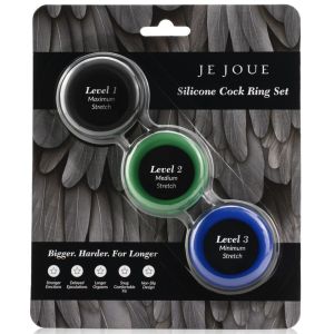 JE JOUE – SILICONE SET ANILLOS PENE DE SILICONA