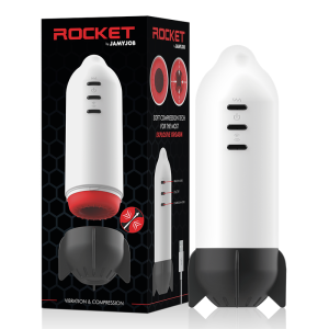 JAMYJOB – ROCKET MASTURBADOR TECNOLOGÍA SOFT COMPRESSION Y VIBRACION