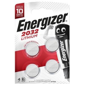 ENERGIZER – PILA BOTON LITIO CR2032 3V BLISTER*4