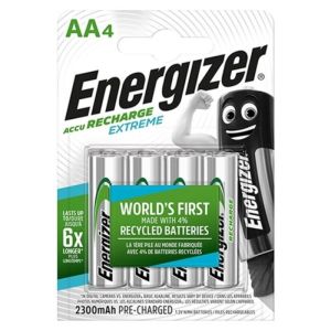 ENERGIZER – EXTREME PILA RECARGABLE HR6 AA 2300mAh BLISTER*4