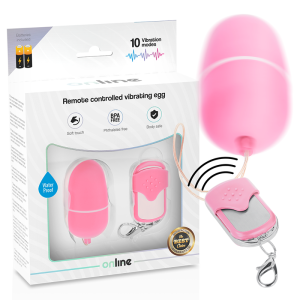 ONLINE – HUEVO VIBRADOR CONTROL REMOTO M ROSA