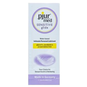 PJUR – MED SENSITIVE GLIDE LUBRICANTE BASE AGUA 2 ML