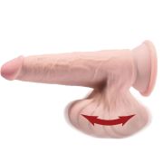 KING COCK – PLUS 3D DILDO SWINGING BALLS 15.2 CM NATURAL