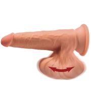 KING COCK – PLUS 3D DILDO SWINGING BALLS 15.2 CM