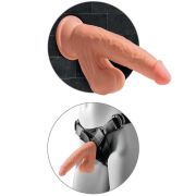 KING COCK – PLUS 3D DILDO SWINGING BALLS 15.2 CM