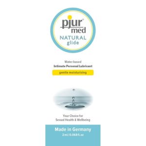 PJUR – MED NATURAL LUBRICANTE BASE AGUA 2 ML