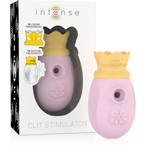 INTENSE – ESTIMULADOR CLITORIS 10 MODOS DE SUCCIÓN Y LICKING – ROSA