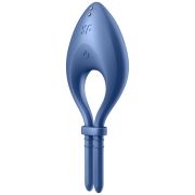 SATISFYER – BULLSEYE ANILLO VIBRADOR APP AZUL