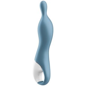 SATISFYER – AMAZING 1 VIBRADOR PUNTO A AZUL