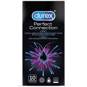 DUREX – PERFECT CONNECTION EXTRA LUBRICACION SILICONA 10 UNIDADES