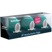 SATISFYER – 3 HUEVOS MASTURBADORES NAUGHTY