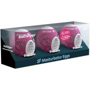 SATISFYER – 3 HUEVOS MASTURBADORES BUBBLE