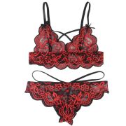 SUBBLIME – SET DOS PIEZAS TOP Y PANTIES ENCAJE S/M