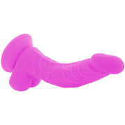 DIVERSIA – DILDO FLEXIBLE CON VIBRACION LILA 21.5 CM -O- 4.5 CM