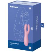 SATISFYER – THREESOME 3 VIBRADOR ROSA