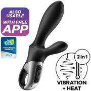 SATISFYER – HEAT CLIMAX+ VIBRADOR ANAL APP NEGRO