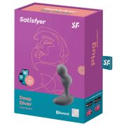 SATISFYER – DEEP DIVER PLUG VIBRADOR APP GRIS