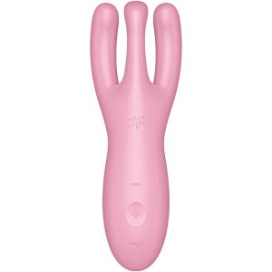 SATISFYER THREESOME 4 VIBRADOR APP – ROSA