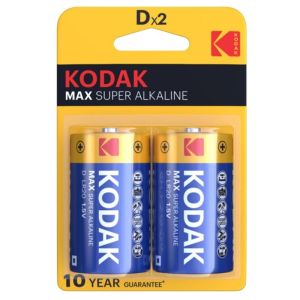 KODAK – MAX PILA ALCALINA D LR20 BLISTER*2