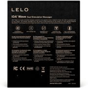 LELO – IDA WAVE MASAJEADOR PAREJAS NEGRO