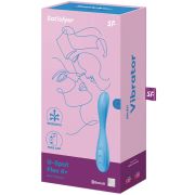 SATISFYER – G-SPOT FLEX 4+ MULTI VIBRADOR APP AZUL