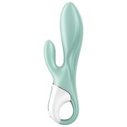 SATISFYER – AIR PUMP BUNNY 5+ VIBRADOR RABBIT INFLABLE APP VERDE